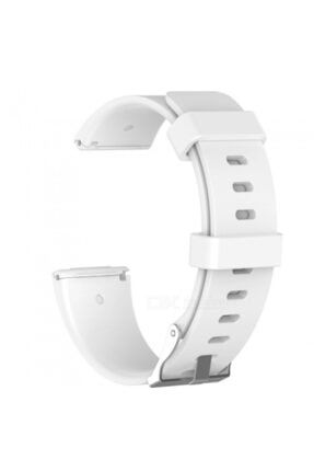 Fitbit Versa Fb504 - Versa 2 Fb507 - Versa Lite Fb415 Için Small Beden (S SIZE) Silikon Kordon Beyaz versaSbeyaz1