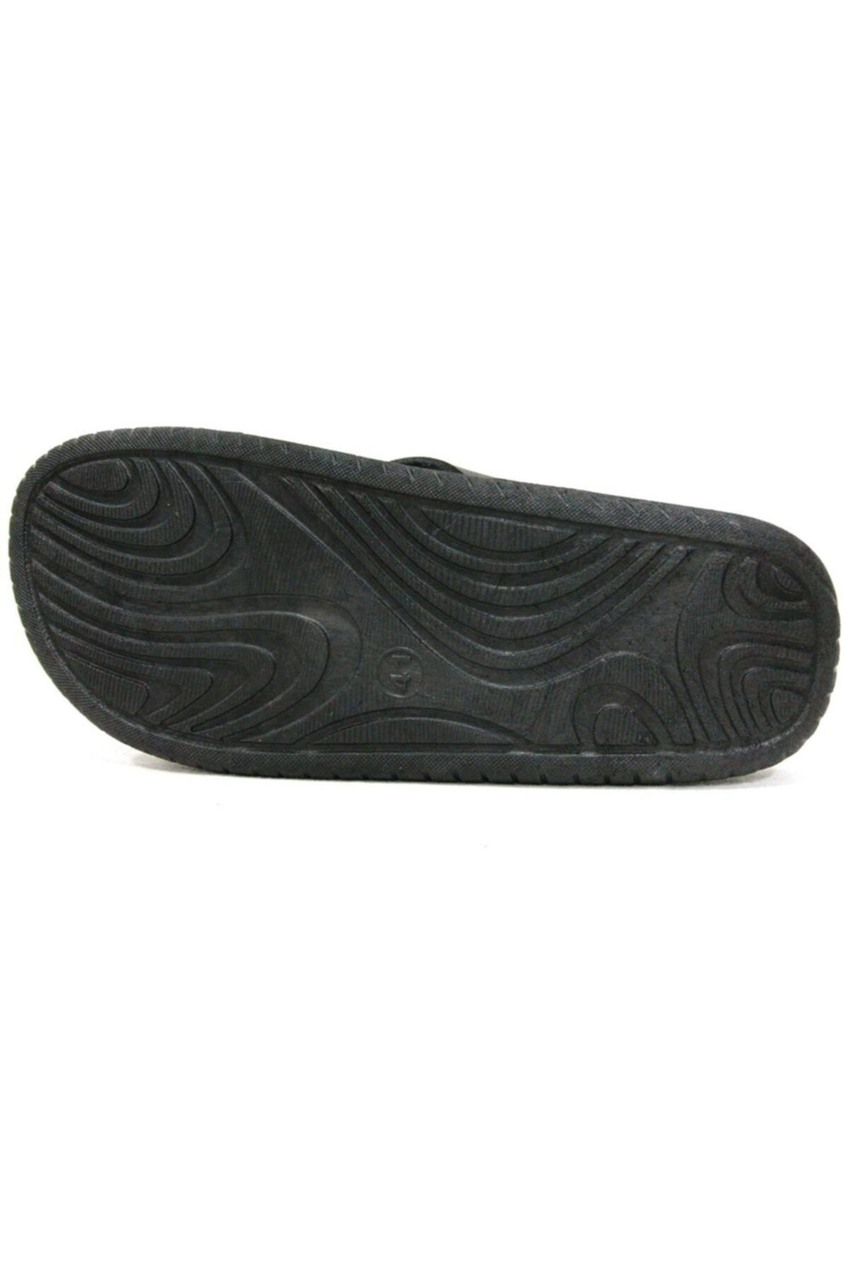 GEZER-Men's Black Buckle Anatomical Slippers Oztshoes 11653 5
