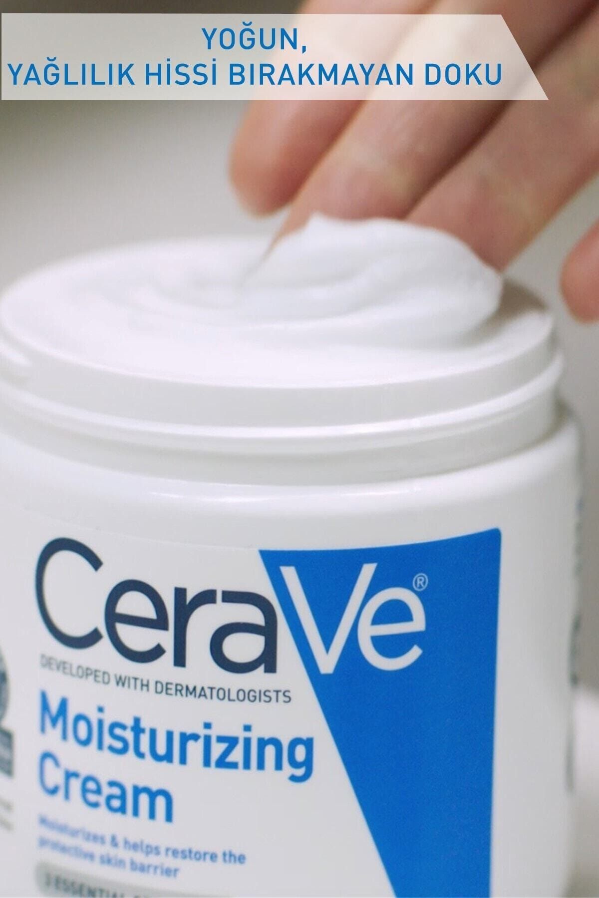 ست مراقبت پوست کرم مرطوب کننده خشک سرامید 340 GR + نرمال و روغن نرم تمیز 473 میل CeraVe