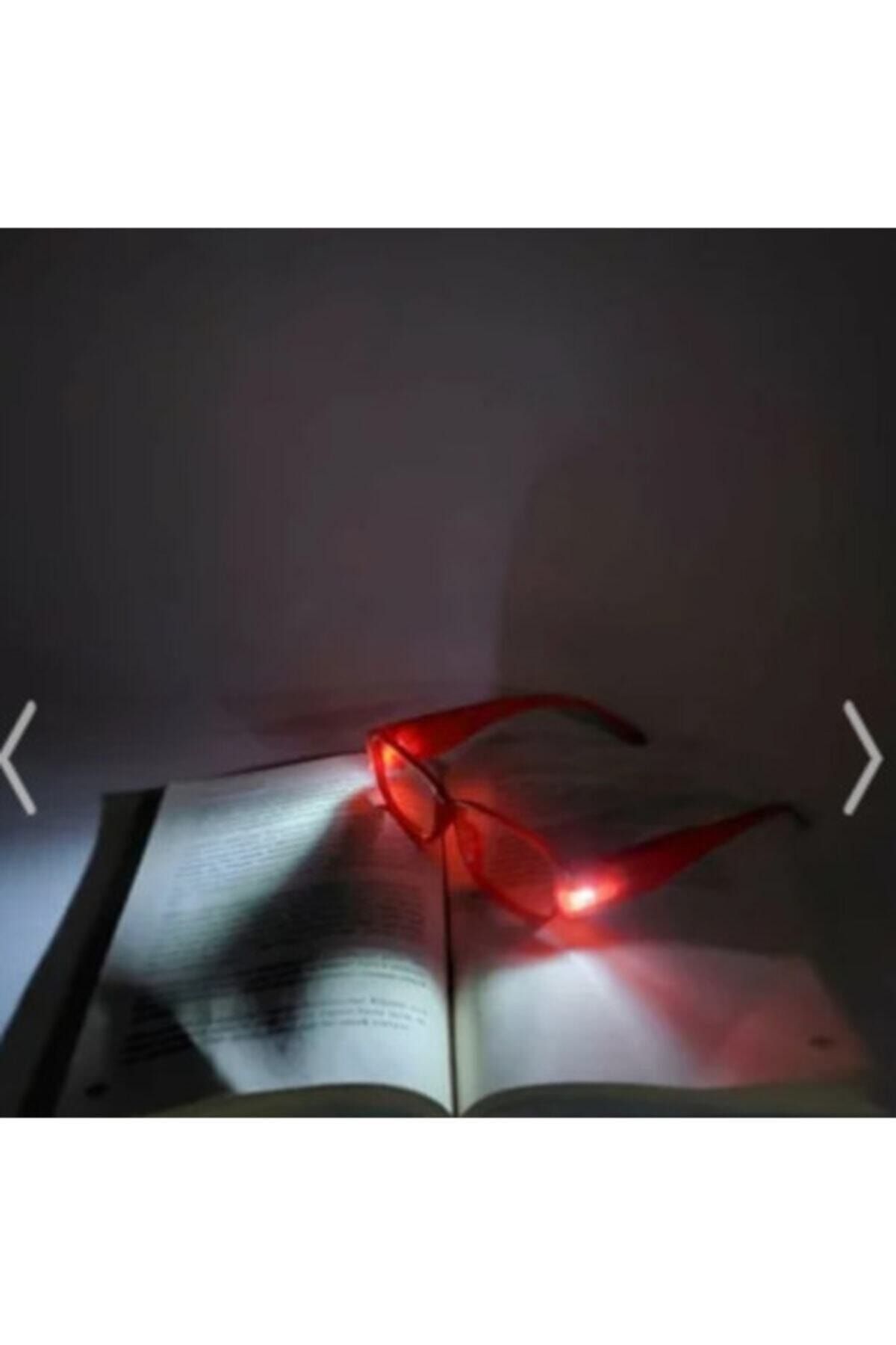 MeZaMe-Red LED Lighted Book Reading Glasses 2