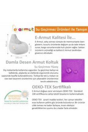 Earmut Armut Koltuk Damla L Model Su Gecirmez Kumas Pembe Renk Trendyol