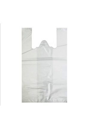 Jumbo Boy Beyaz Atlet Market Alışveriş Çöp Poşeti Hışır Poşet taşıma plastik torba