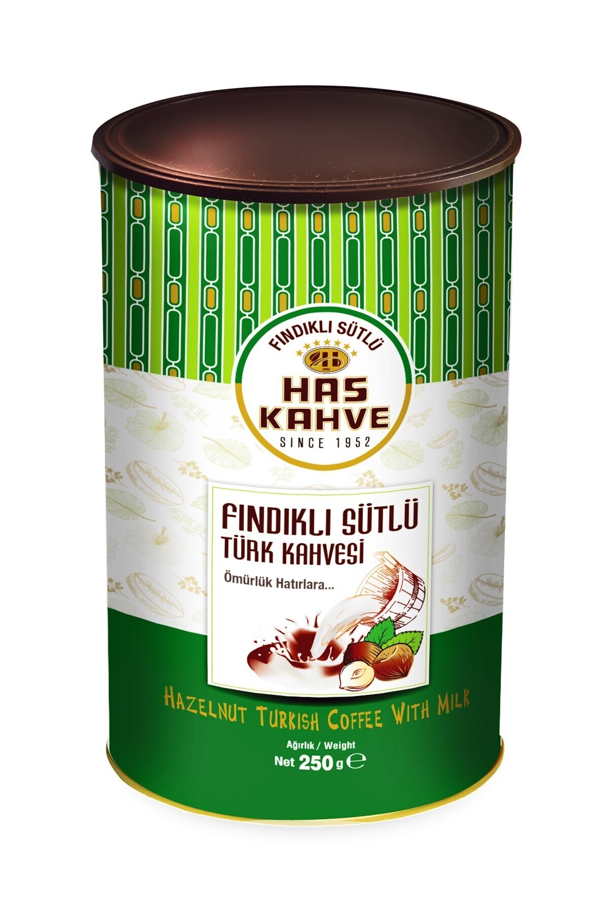 Efsane 3'lü Teneke 3*250 gr (menengiçli -fındıklı-osmanlı Türk Kahvesi) - 3