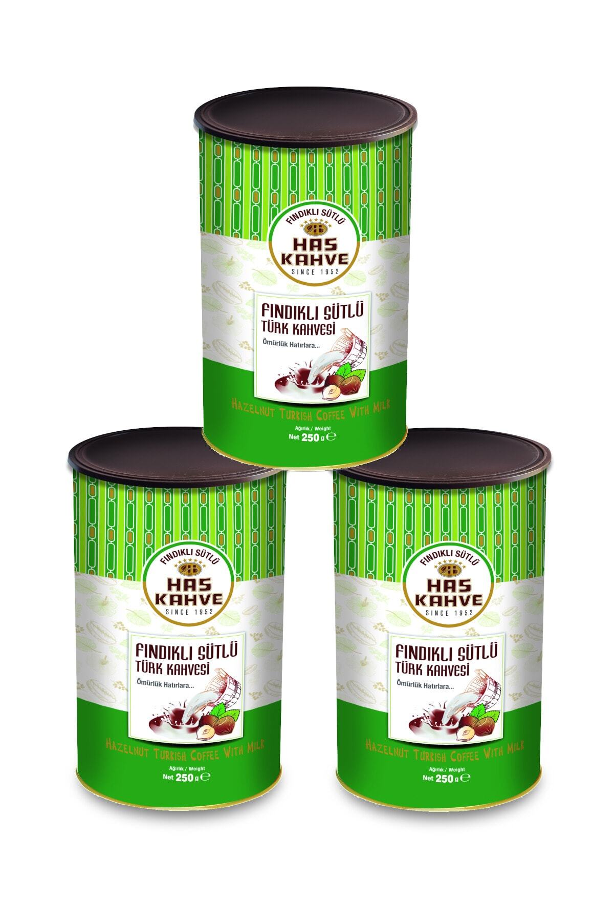 Has 3'lü Fındıklı Türk Kahvesi 3*250 Gr