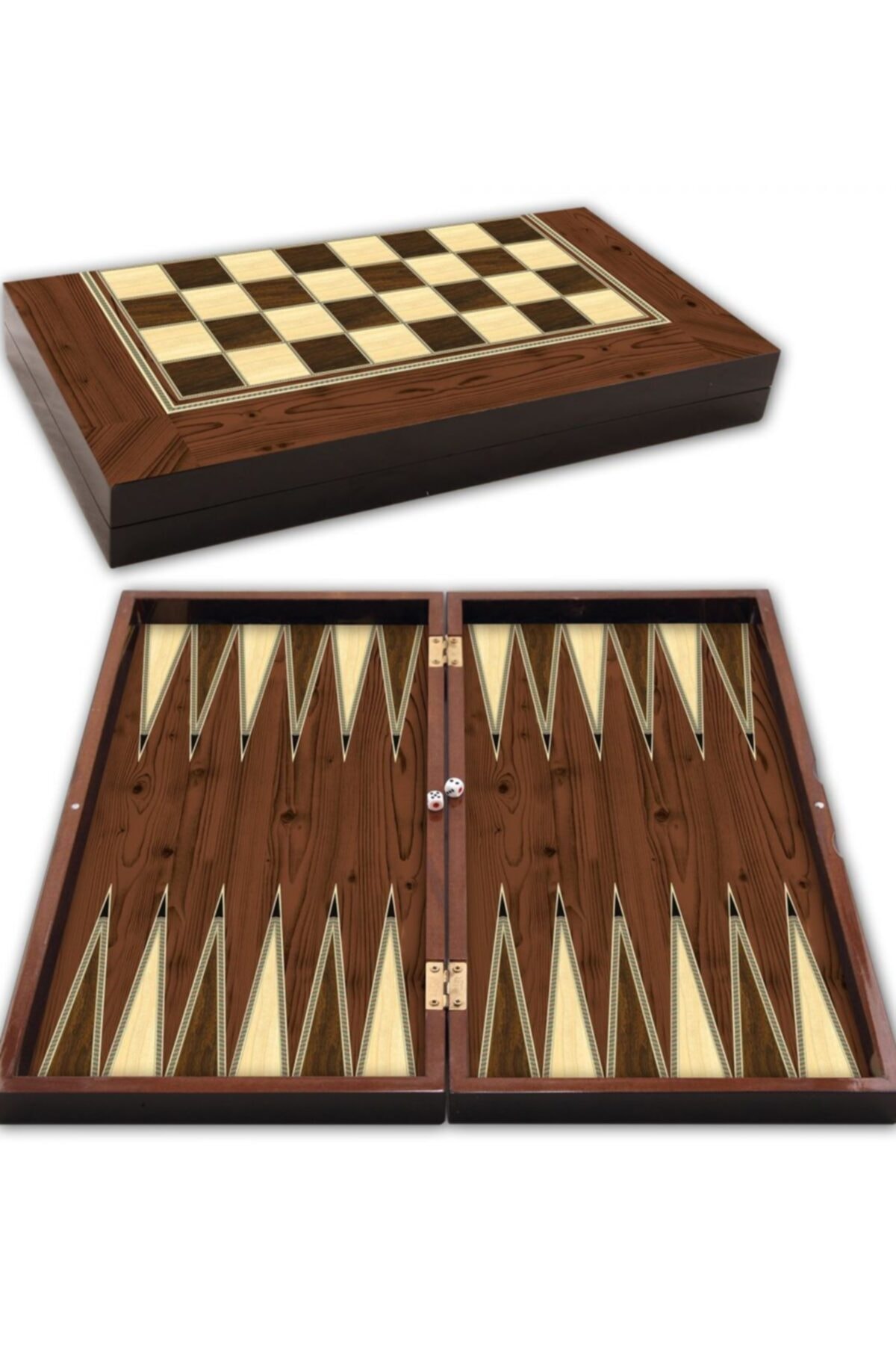 Genel Markalar Cafe Tavla Ceviz Polyester Kaplama