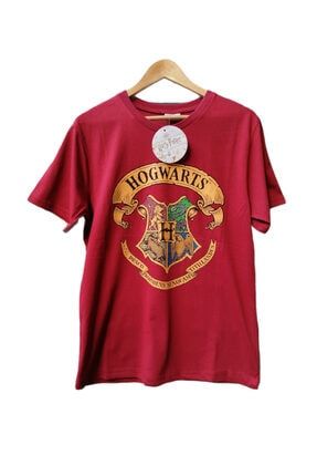 Erkek Bordo Kayrakarakutu Hogwarts Lisanslı T-shirt T-HRYP10