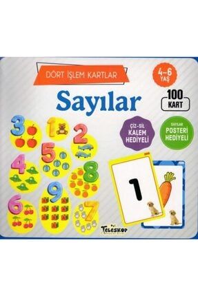 Sayılar 4 6 Yaş Dört Işlem Kartlar 9786052522059