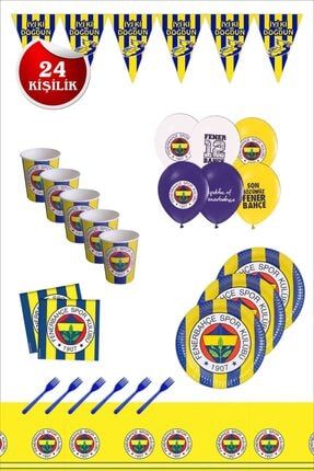 Fenerbahçe Doğum Günü Parti Seti 24 Kişilik FB24001001