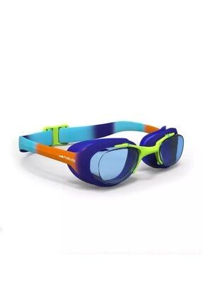 Yüzücü Gözlüğü - Mavi Turuncu - S Boy - Şeffaf Camlar -buğulanmaz Cam ygözlük0001
