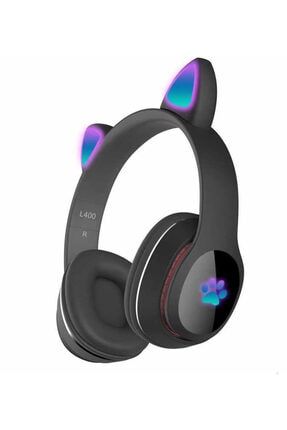 Işıklı Bluetooth Siyah Kafa Üstü Oyuncu Kulaklığı(renkli Rgb Led Işık Aydınlatmas+ Dinamik Ses) BGZ-ORJSRS-542