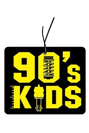 90's Kids Retro Parfüm Esanslı Baskılı Ipli Dekoratif Asma Ayna Oto Araç Kokusu 90skids