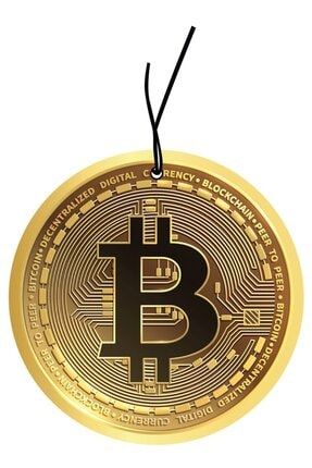 Bitcoin Kripto Para Tasarımlı Parfüm Esanslı Baskılı Asma Ayna Oto Araç Kokusu bitcoin11