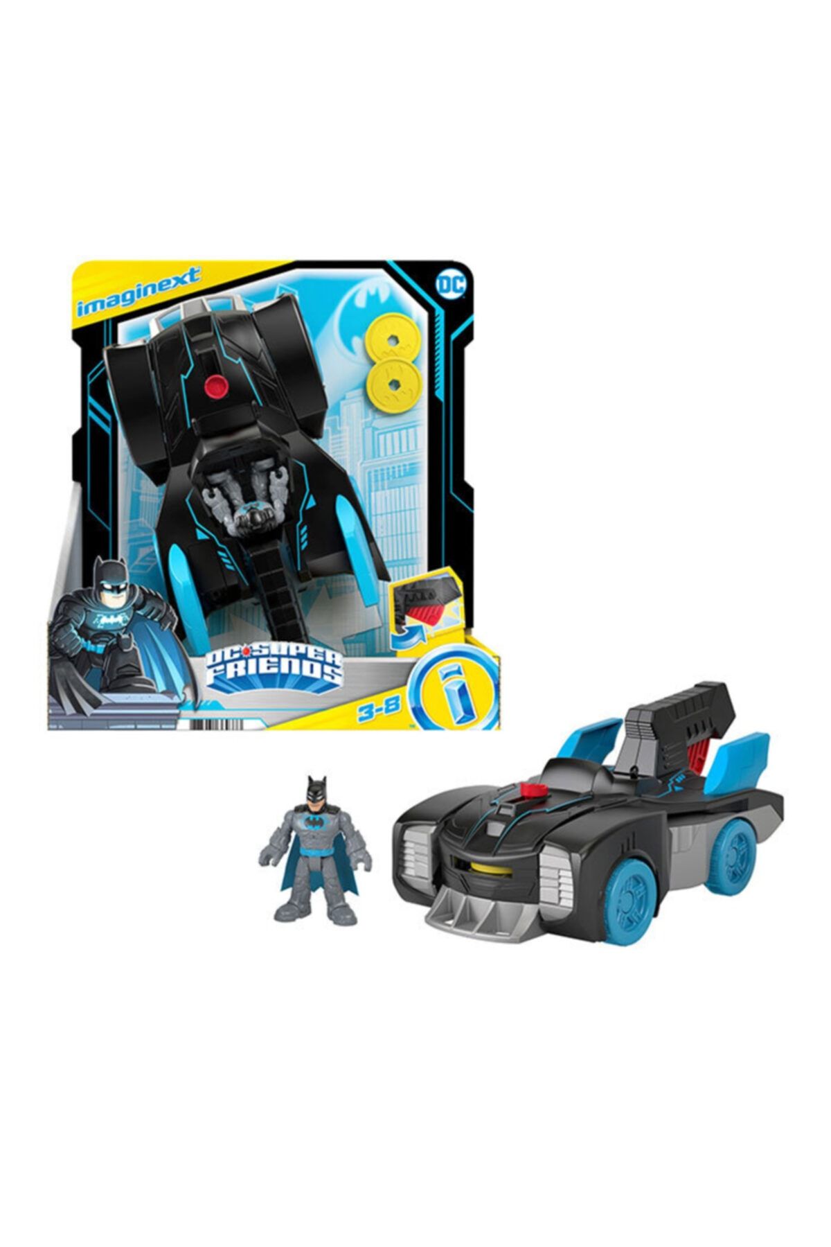 Imaginext DC Super Friends Bat-tech Бэтмобиль Gwt24 GWT24-Imaginext