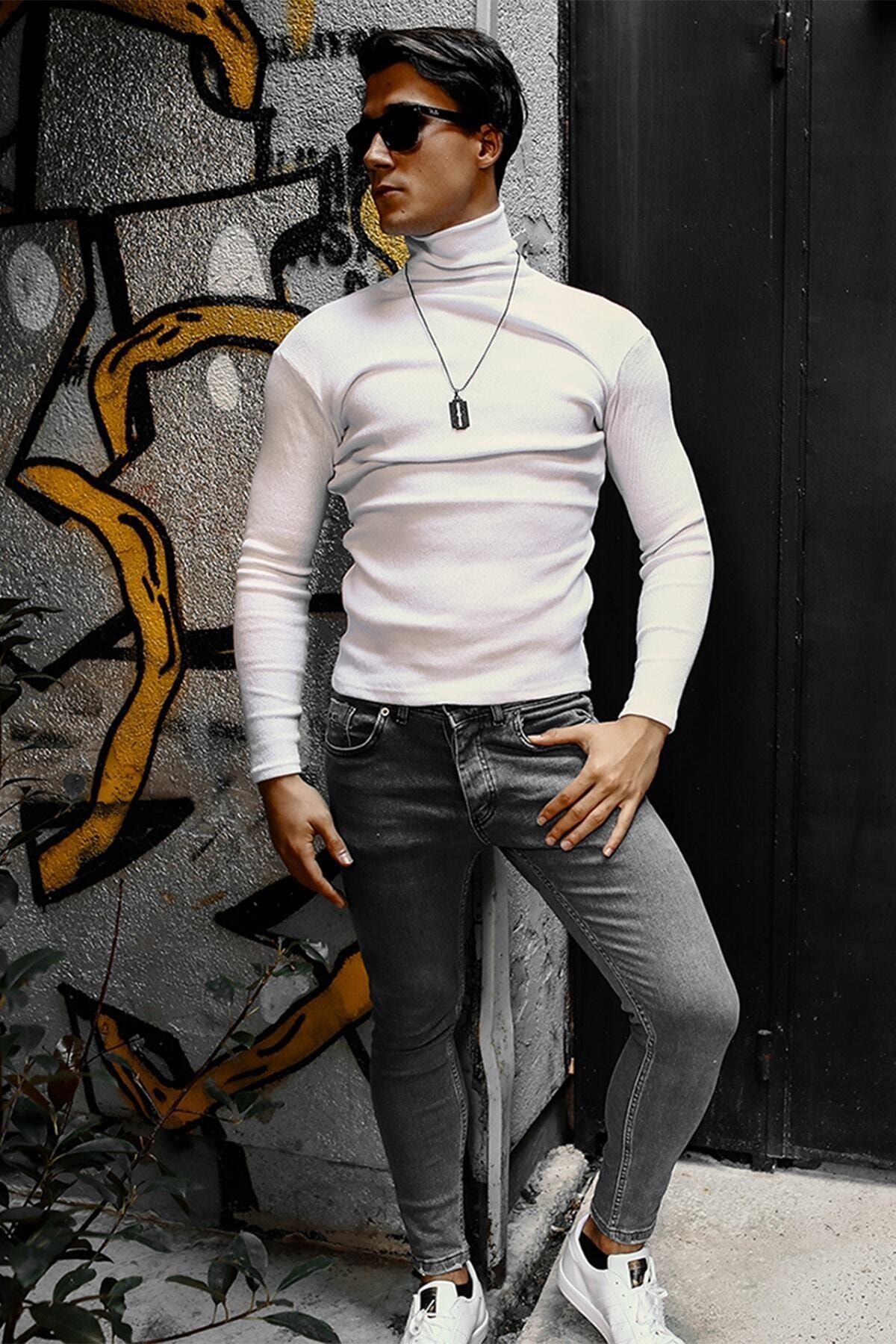 White sale turtleneck male