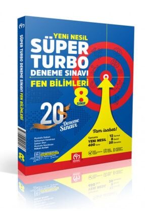 Model Yayıncılık 8 Sınıf Fen Bilimleri Yeni Nesil Süper Turbo Deneme Sınavı 978625845013607