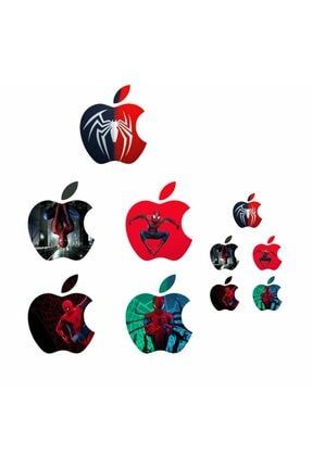 Spiderman Apple Uyumlu Kılıf Logo Sticker 10 Adet SPDRA00