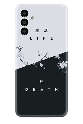 Samsung Galaxy A13 Kılıf Resimli Desenli Baskılı Silikon Kılıf Life And Death 1339 a133