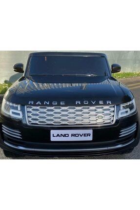 Tablet Ekranlı 24v Çift Akülü Lisanslı Range Rover Akülü Araba 4 Motorlu Gerçek 4x4 Akülü Jip RangeRoverSiyah
