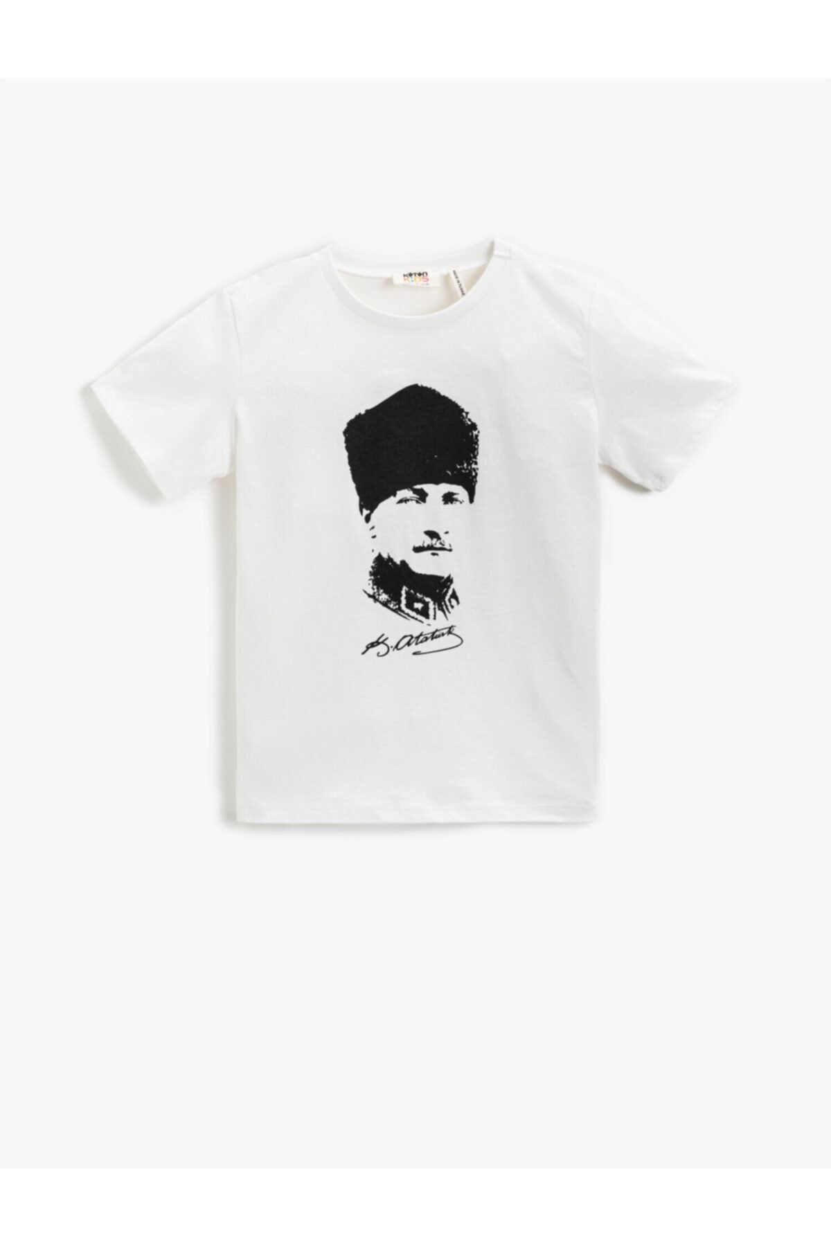 Koton T-Shirt Weiß Regular Fit