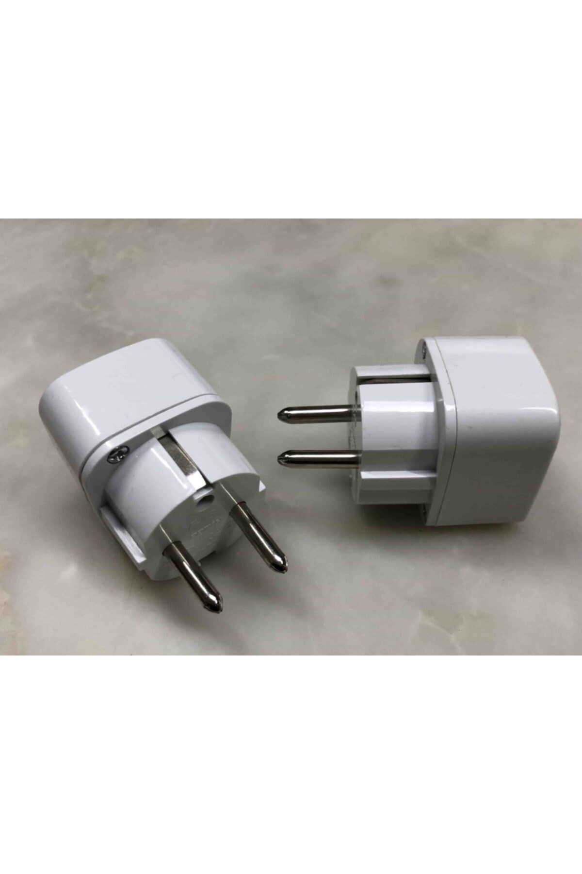 Kelepir Fırsatlar 2 Adet Avusturalya Ingiliz Usa Fişini Türk Fişine Çevirici Topraklı Uzun Tip Priz Dönüştürücü