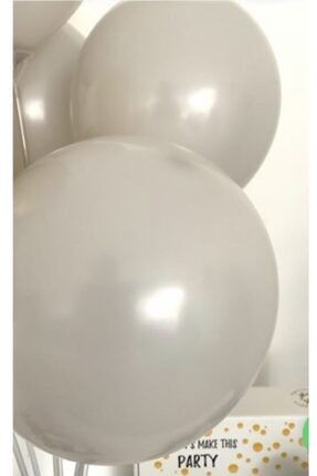 Duman Gri Latex Balon 10 Adet DNZ 1266