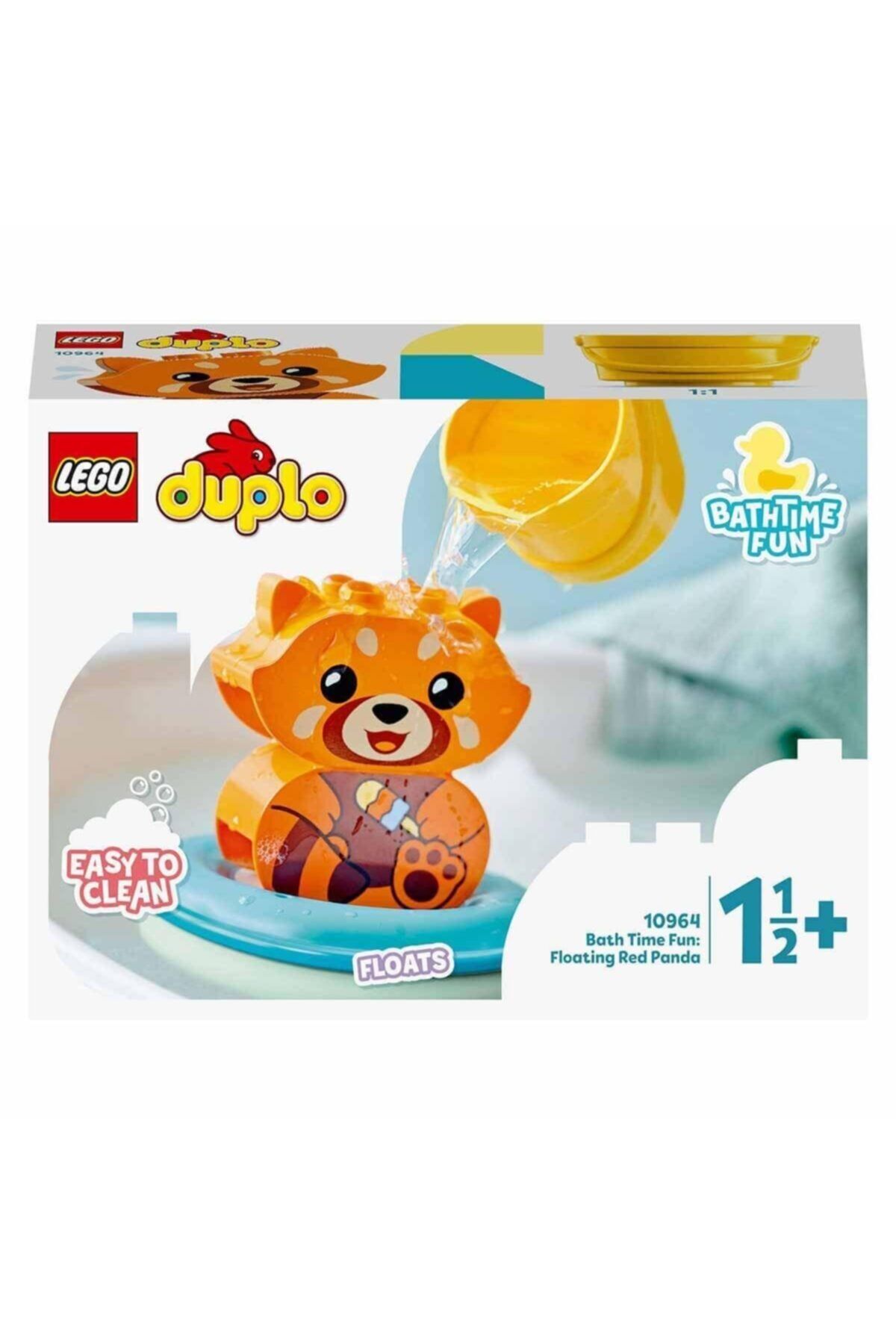 LEGO-Duplo Lego 10964 - Floating Red Panda First Bath Time Fun, 5 Pieces 2