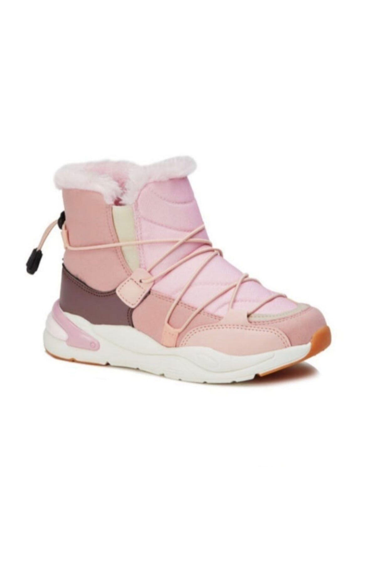 Light pink fur boots hot sale