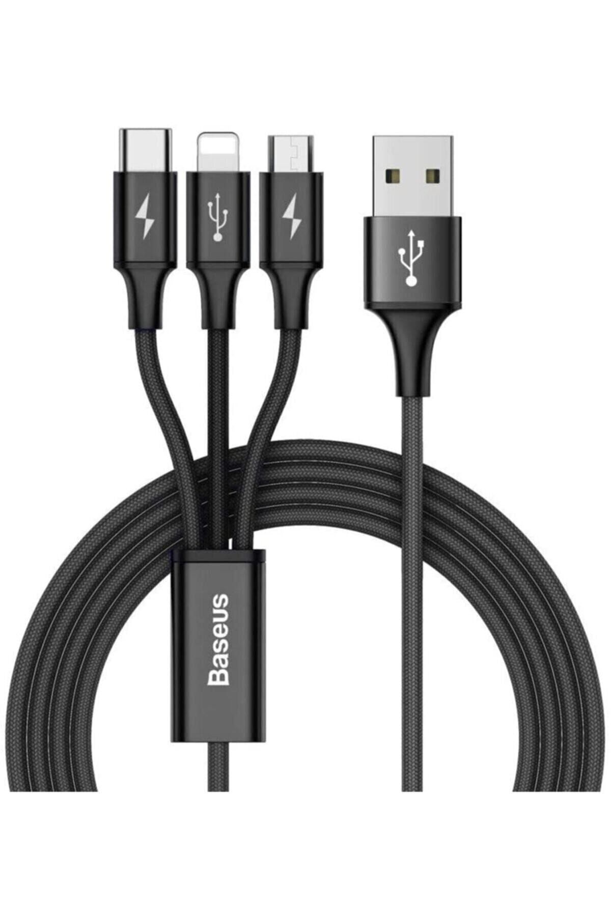 Baseus Type-c 3.5a 3in1 Hızlı Şarj Ve Data Kablosu Micro Type-c Lightning 1.2 Metre Siyah Cajs000001 Fiyatı, Yorumları - TRENDYOL Baseus Type-c 3.5a 3in1 Hızlı Şarj Ve Data Kablosu Micro Type-c Lightning 1.2 Metre Siyah Cajs000001 Fiyatı, Yorumları - TRENDYOL