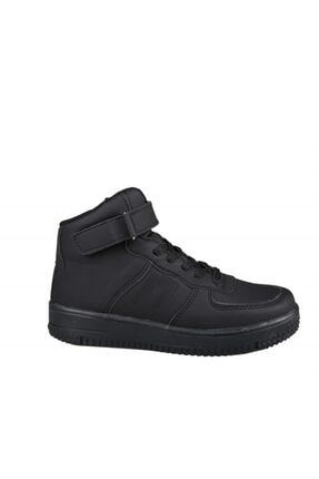 Pekin Boğazlı Siyah Çocuk Sneakers