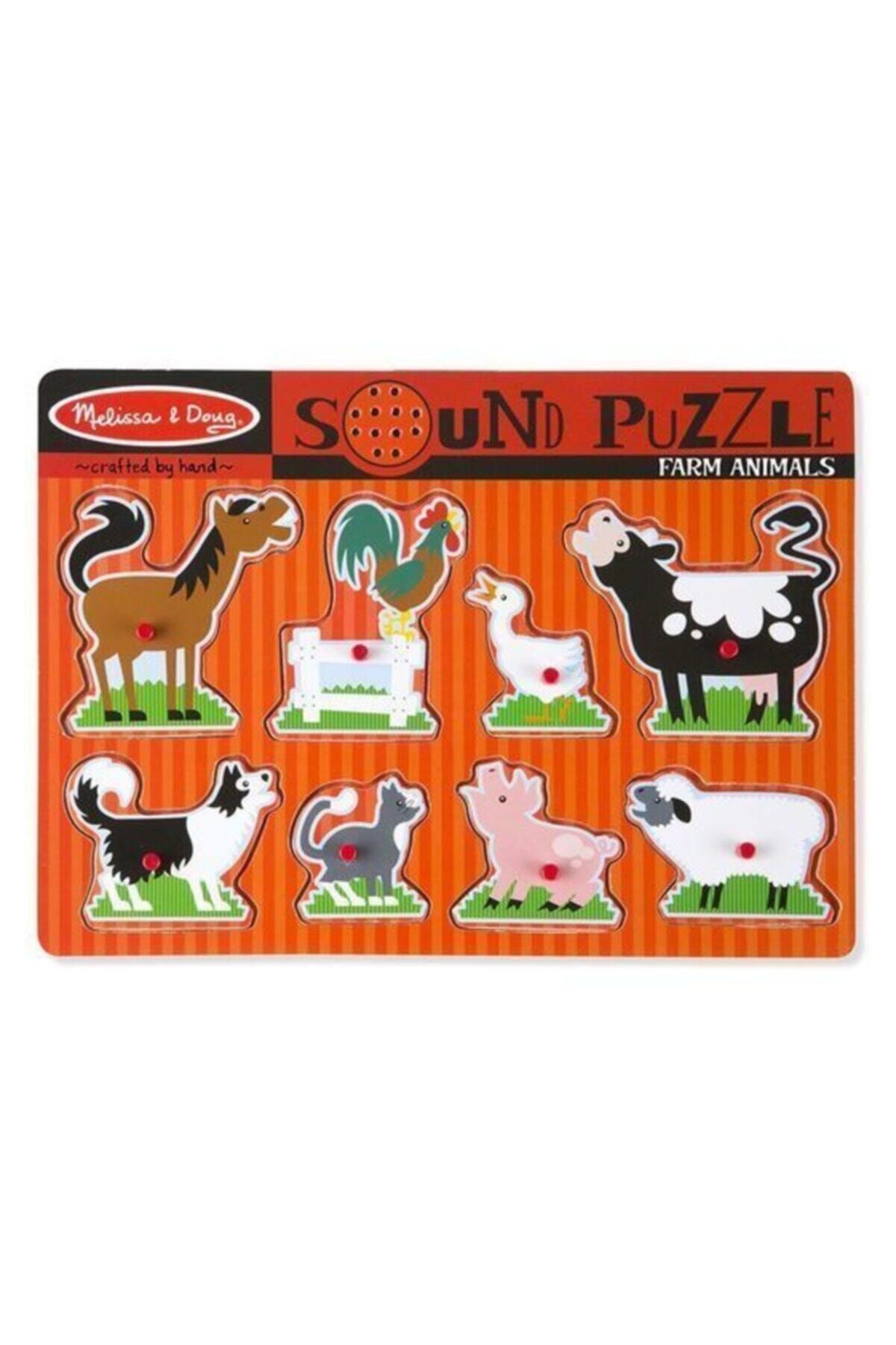 Melissa and doug sound puzzle farm top
