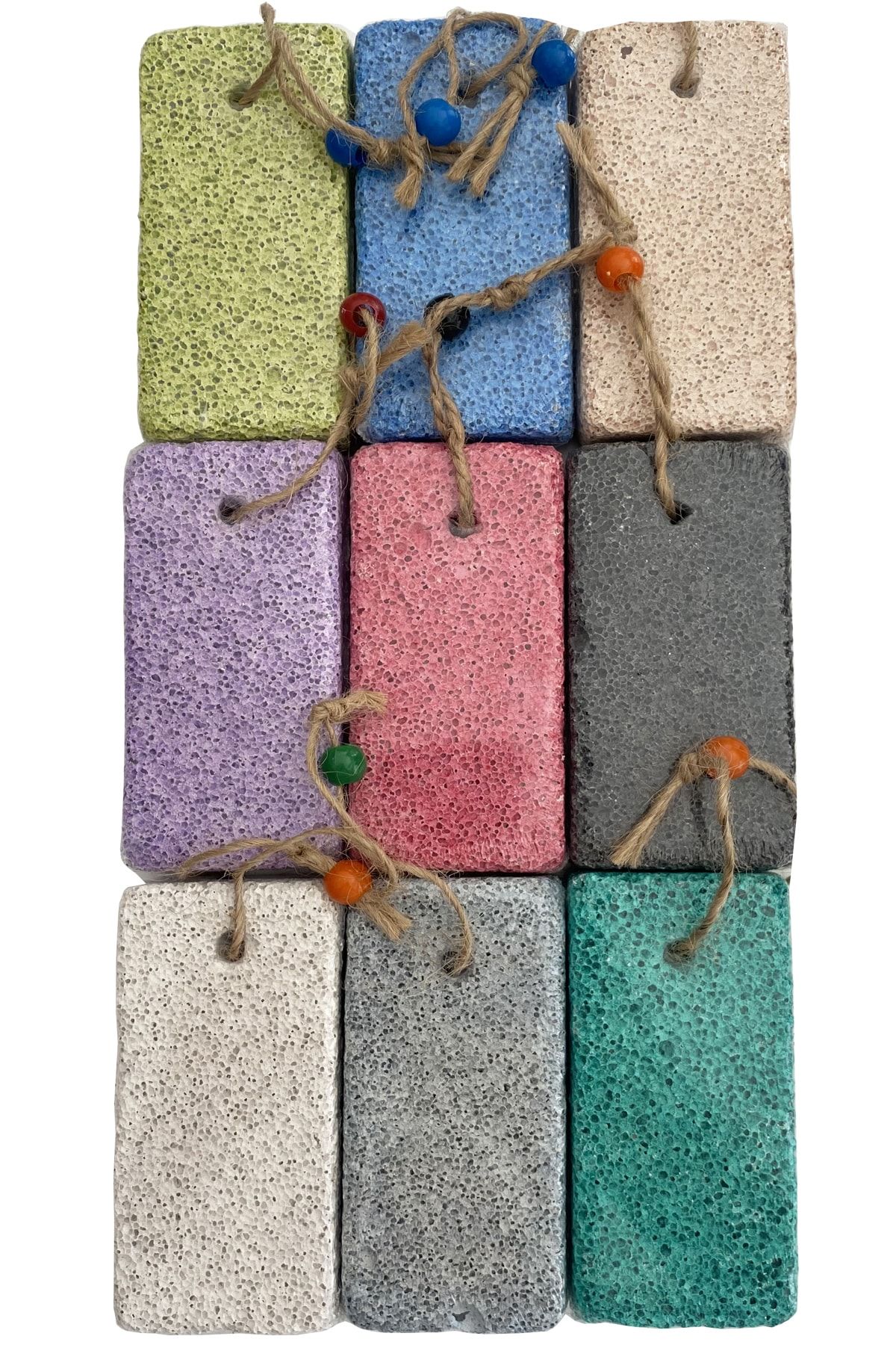 aktarloji-10 Pieces Foot Care Heel Stone Natural Pumice Foam Stone Callus Peeling Stone 1