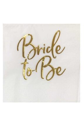 Yaldızlı Bride To Be Peçete (16 Adet) csbrc1