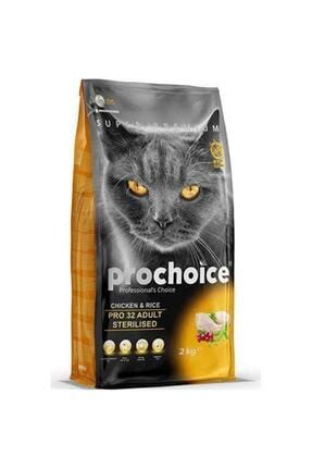 Neo Pet Market Pro 32 Adult Sterilised Tavuk Ve Pirinçli Kısırlaştırılmış Kedi Maması 2 kg prckısırtavuk2kg