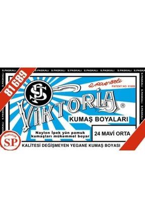 Viktoria Toz Kumaş Boyası - 10-13 gr - 24 Mavi Orta 81689