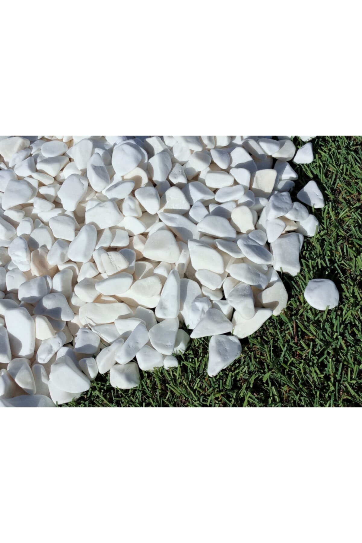 Dolomit Taş 20 Kg 1-2 Cm Beyaz Dolomit Bahçe Taşı Çakıl Taşı Saksı Taşı Akvaryum Teraryum Taşı 3