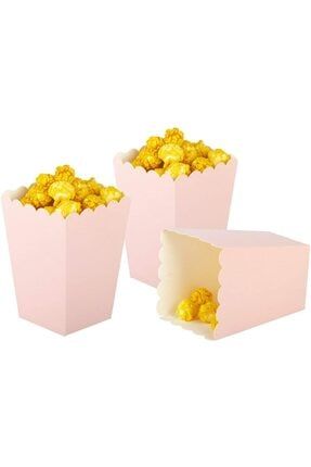 Pembe Renkli Popcorn Mısır Cips Kutusu 8 Adet 15012205
