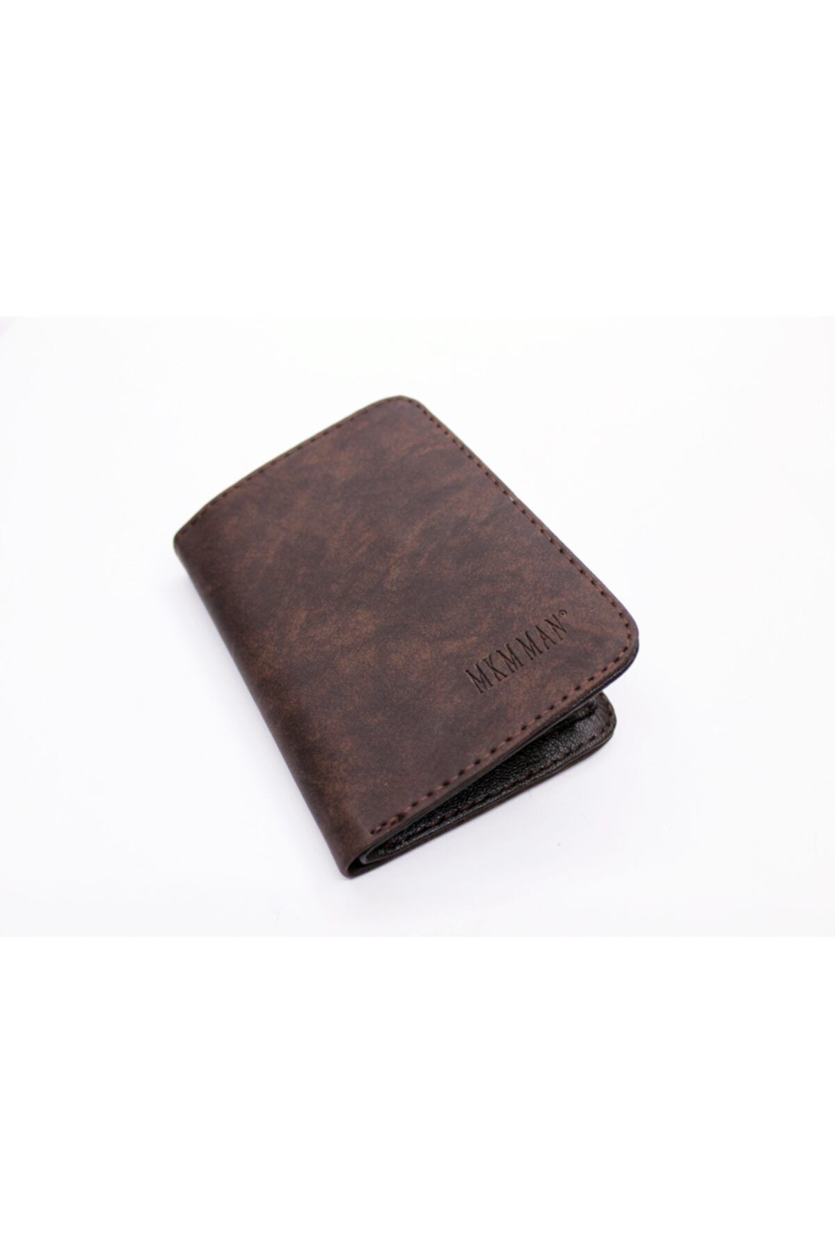 MKM-Man Faux Nubuck Men's Wallet Vertical Model 1