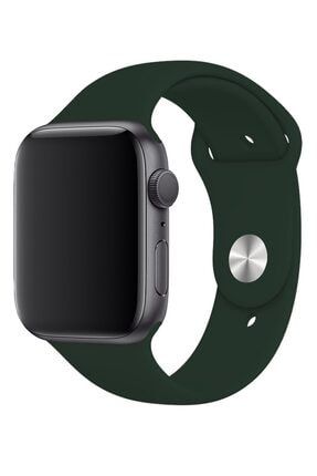 Apple Watch Kordon 1 2 3 4 5 6 7 Se Uyumlu Seri 38mm 40mm Kayış Bileklik Kordon Koyu Haki Applwatch3840mm