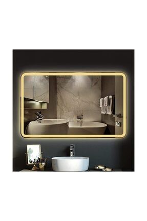 80x120 Cm Kumlamalı Ledli Ayna Duvar Salon Banyo Wc Ofis Yatak Odası Boy Ledli Ayna EVRST0549