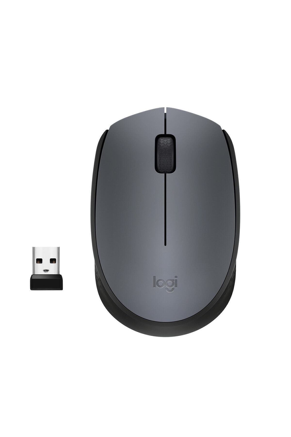 M170 USB Alıcılı Kablosuz Mouse - Gri 910-004642