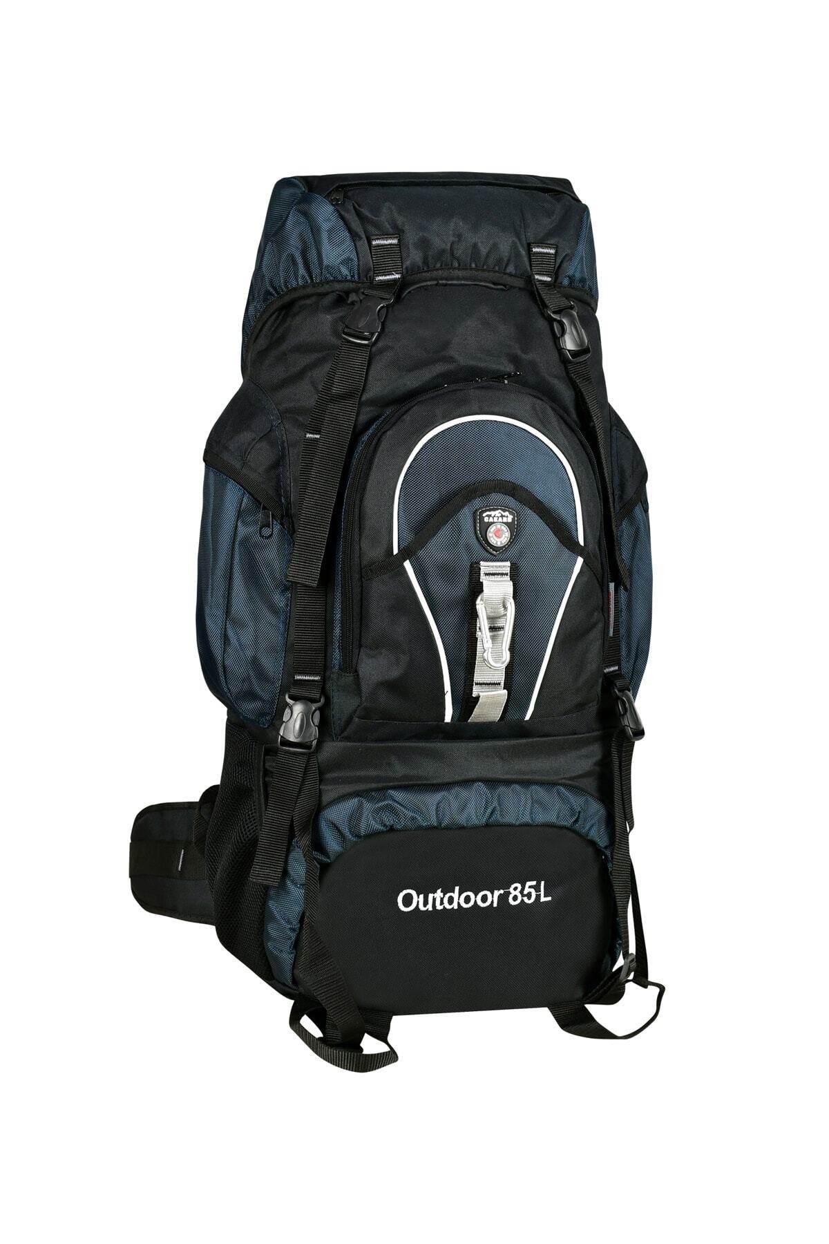 Mountaineer Backpack 80l Outdoor Navy Blue