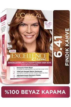 Excellence Creme Saç Boyası 6.41 Fındık Kahvesi 6-41-loreal