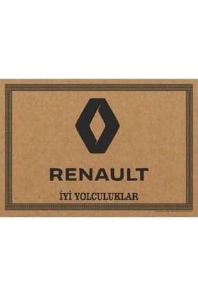 Kağıt Yatay Renault Amblem Baskılı Oto Paspas Kağıdı 1000 Adet 35x50 Ebat 135 Gram 1000Yatay Renault CHN
