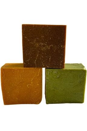 Egzema - Sedef - Kaşıntı Seti Yeşil Bıttım + Sarı Bıttım + Katran Sabunu 3 Lü Set 00A-Egzema-Sedef-Sabun-Seti