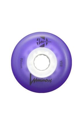 Violet Işıklı Paten Tekerleği 50155LU