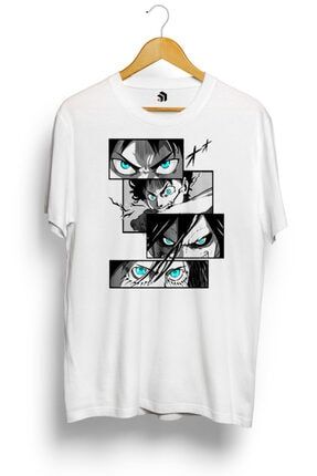 Eren Yeager Transformation Attack On Titan Anime Baskılı Tişört KS132910200122