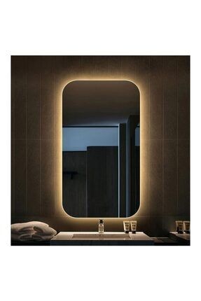 60x90 Cm Ledli Ayna Banyo Aynası Dekoratif Ayna Boy Ayna Salon Duvar Ayna EVRST0431