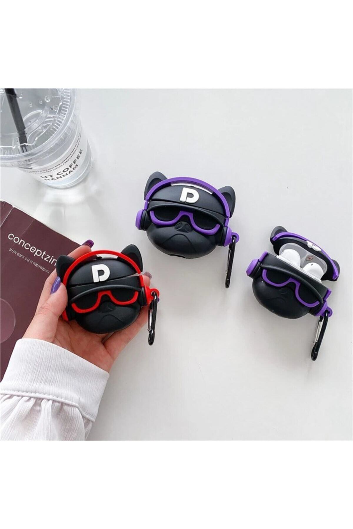 Airpods Pro Kılıf Star Bulldog Mor 2