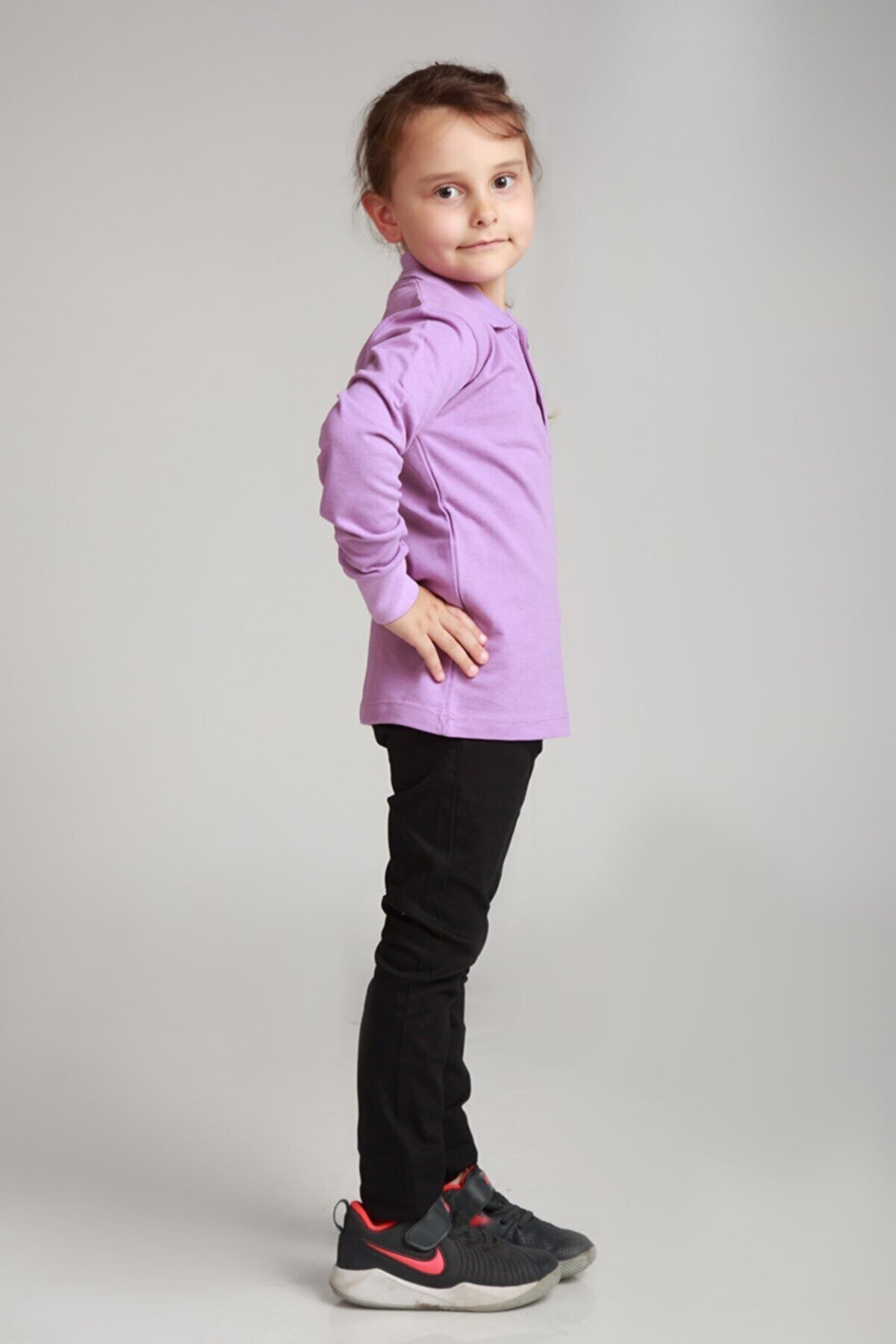 سویشرت پسرانه بنفش Ümit Tex | UZUNLAKOST1 اورجینال - تصویر 3