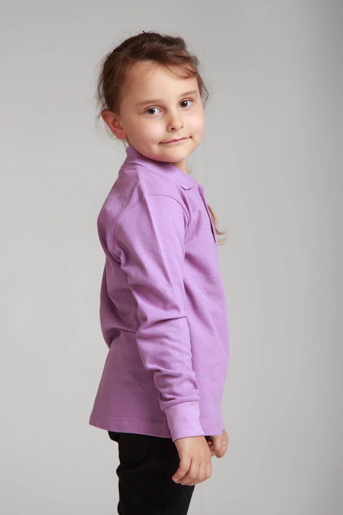 سویشرت پسرانه بنفش Ümit Tex | UZUNLAKOST1 اورجینال - تصویر 4